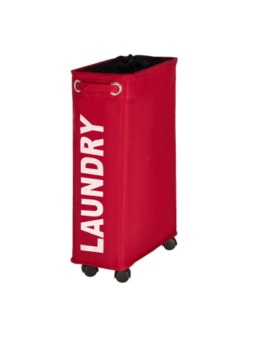 Wenko Wäschesammler "Corno" in Rot - 43 l