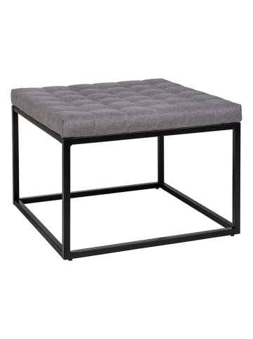 Wenko Hocker "Amandola" in Schwarz/ Grau - (B)59 x (H)45,5 x (T)59 cm