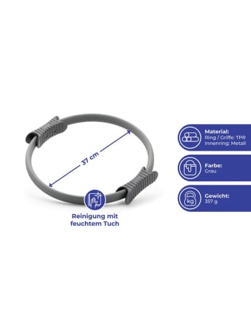 Maximex Pilates-Ring in Grau - Ø 37 cm