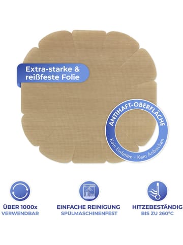 Wenko Backfolien-Zuschnitt in Hellbraun - Ø 40 cm