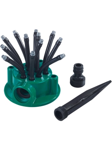 Wenko Zraszacz ogrodowy "Flexi-Arms" w kolorze zielono-czarnym - Ø 9 cm