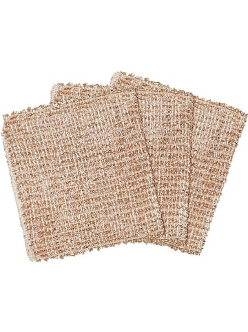 Wenko 3er-Set: Kupfertücher in Hellbraun - (L)16 x (B)13 cm