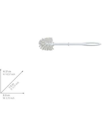 Wenko 3-delige set: toiletborstels wit - (H)36 x Ø 8 cm
