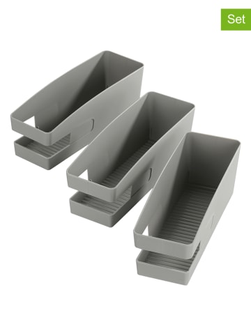 Wenko Stojaki (3 szt.) w kolorze szarym na buty - 9 x 9,5 x 26,5 cm