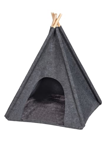 Wenko Filz-Tierbett in Anthrazit - (B)45 x (H)60 x (T)45 cm