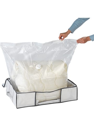 Wenko Vakuum-Box in Weiß - (B)65 x (H)15.50 x (T)50 cm