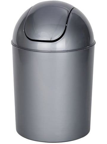 Wenko Schwingdeckeleimer in Grau - 6 l