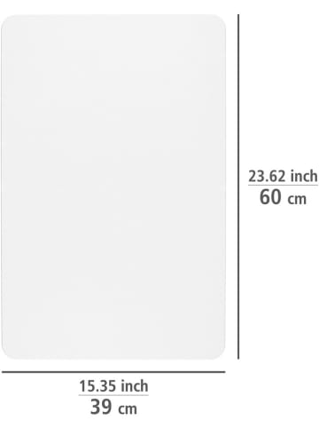 Wenko Badmat wit - (L)60 x (B)39 cm