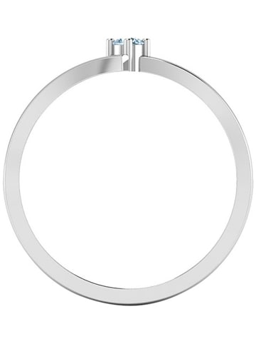 Diamant Vendôme Weißgold-Ring mit Edelstein