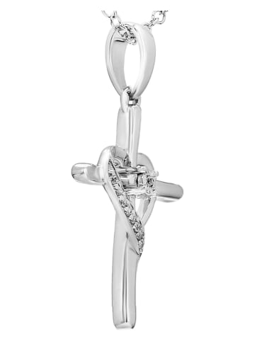 Diamant Vendôme Witgouden hanger met diamanten