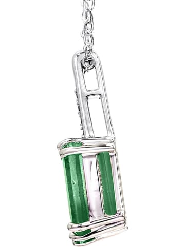 Diamant Vendôme Złota zawieszka z diamentami i szmaragdem