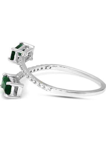 Vittoria Jewels Witgouden ring met diamanten