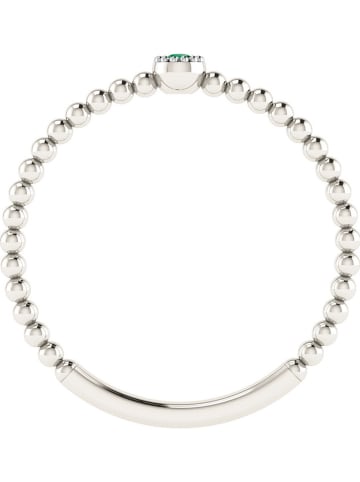 Diamant Vendôme Złoty pierścionek ze szmaragdem