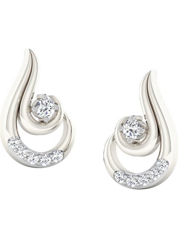 Diamant Vendôme Weißgold-Ohrstecker mit Diamanten