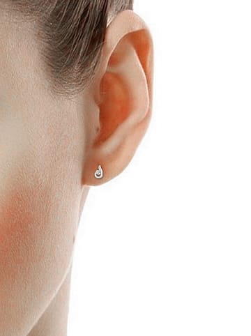 Diamant Vendôme Złote kolczyki-wkrętki z diamentami