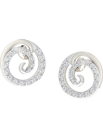 Diamant Vendôme Weißgold-Ohrstecker mit Diamanten