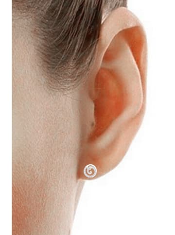 Diamant Vendôme Weißgold-Ohrstecker mit Diamanten