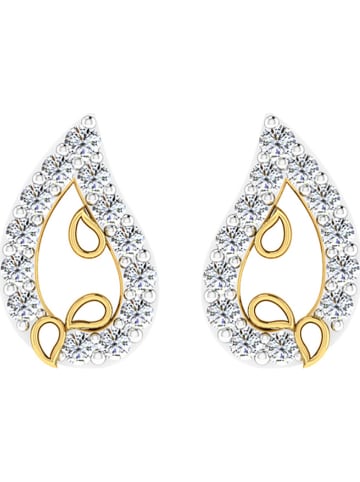 Vittoria Jewels Gold-Ohrstecker mit Diamanten