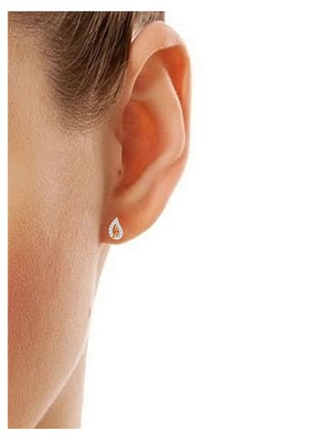 Vittoria Jewels Gold-Ohrstecker mit Diamanten