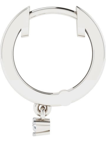 Vittoria Jewels Witgouden creolen met diamanten