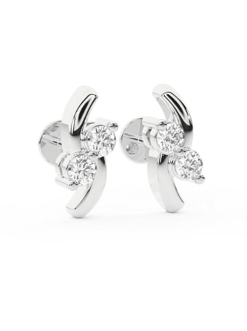 Diamant Vendôme Złote kolczyki-wkrętki z diamentami