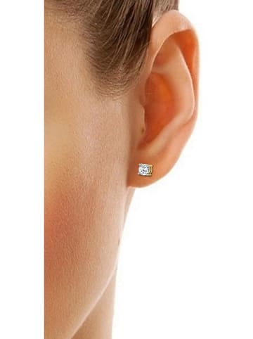 Diamant Vendôme Złote kolczyki-wkrętki z diamentami