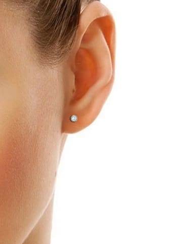 Diamant Vendôme Weißgold-Ohrstecker mit Diamanten