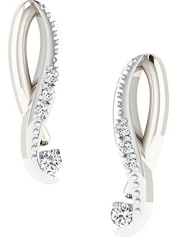 Diamant Vendôme Złote kolczyki-wkrętki z diamentami