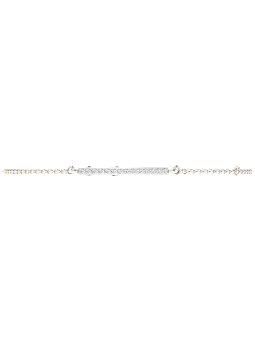 Vittoria Jewels Weißgold-Armkette mit Diamanten