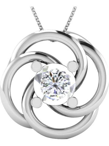 Vittoria Jewels Weißgold-Anhänger mit Diamant