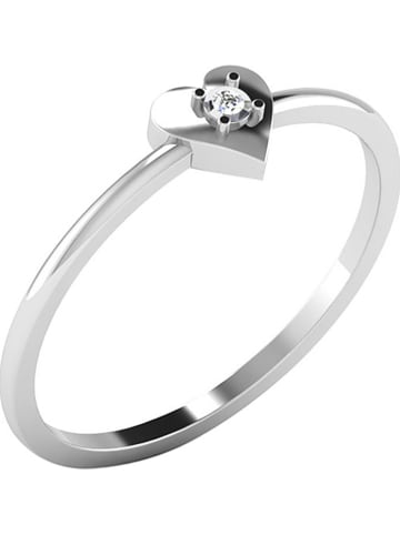 Vittoria Jewels Weißgold-Ring mit Diamant