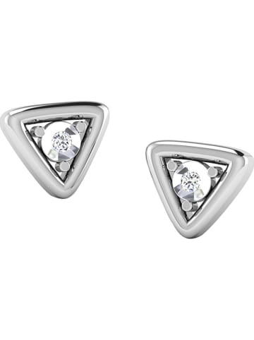 Vittoria Jewels Złote kolczyki-wkrętki z diamentami