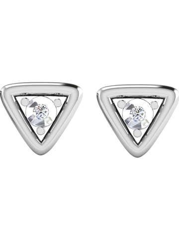 Vittoria Jewels Złote kolczyki-wkrętki z diamentami