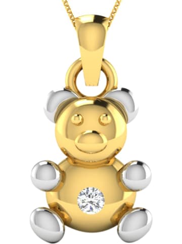 Vittoria Jewels Gold-Anhänger mit Diamant