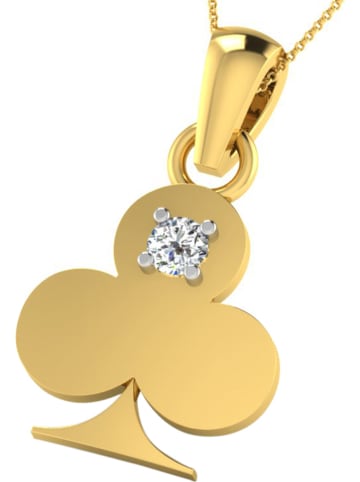 Vittoria Jewels Złota zawieszka z diamentem