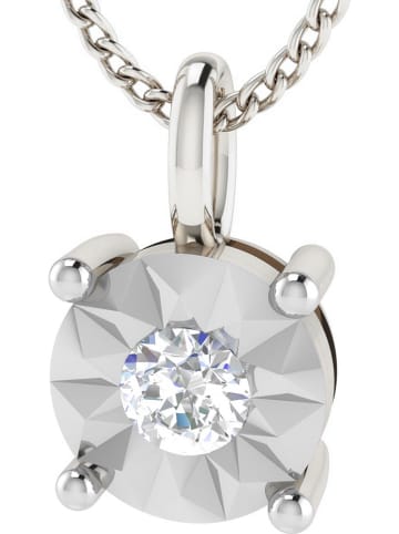 Vittoria Jewels Weißgold-Anhänger mit Diamant