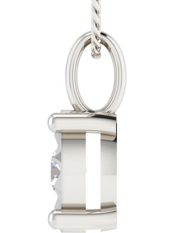 Vittoria Jewels Witgouden hanger met diamant