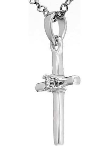 Vittoria Jewels Witgouden hanger met diamanten