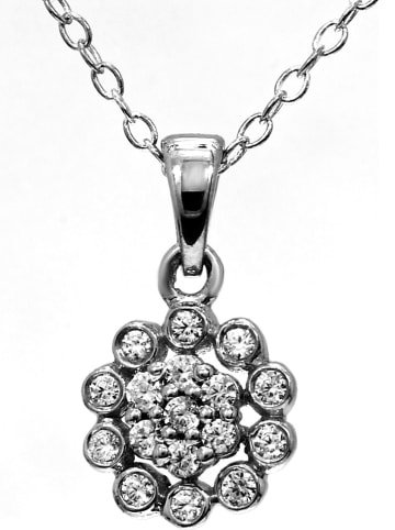 Vittoria Jewels Weißgold-Anhänger mit Diamanten