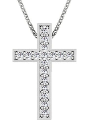 Vittoria Jewels Witgouden hanger met diamanten