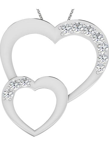 Vittoria Jewels Weißgold-Anhänger mit Diamanten