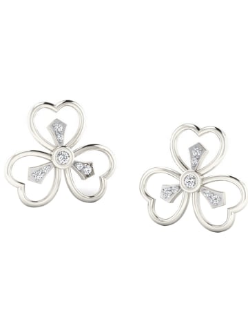 Vittoria Jewels Złote kolczyki-wkrętki z diamentami