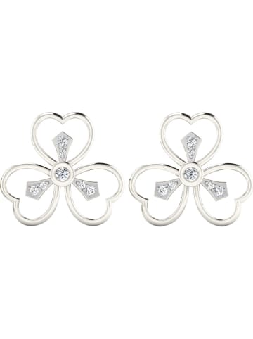 Vittoria Jewels Złote kolczyki-wkrętki z diamentami