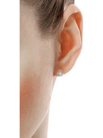 Vittoria Jewels Weißgold-Ohrstecker mit Diamanten