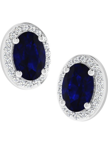 Vittoria Jewels Witgouden oorstekers met diamanten