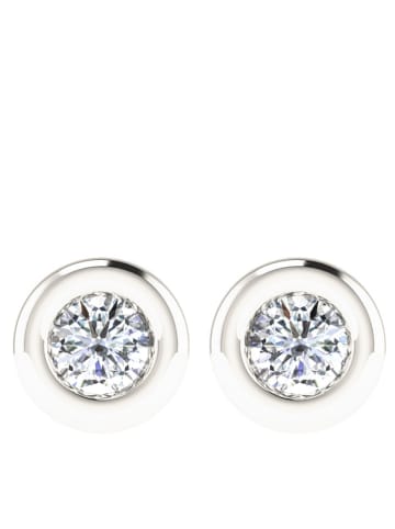 Vittoria Jewels Złote kolczyki-wkrętki z diamentami