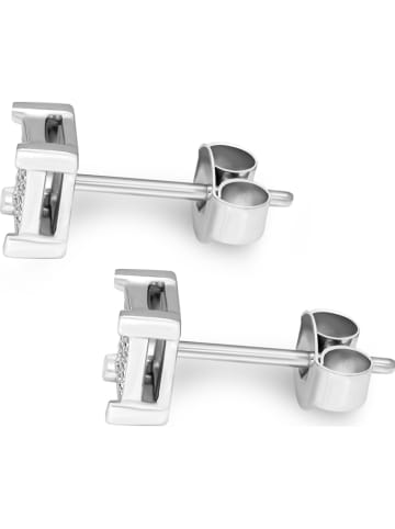 Vittoria Jewels Weißgold-Ohrstecker mit Diamanten