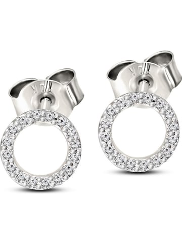 Vittoria Jewels Złote kolczyki-wkrętki z diamentami