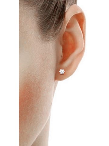 Vittoria Jewels Złote kolczyki-wkrętki z diamentami