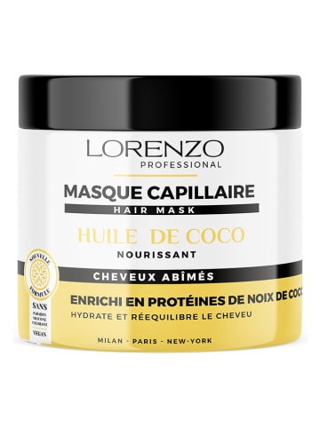 LORENZO Haarmasker "Coconut", 500 ml